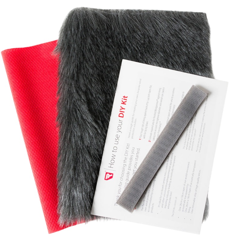 Rycote DIY Kit with Mini Windjammer Fur