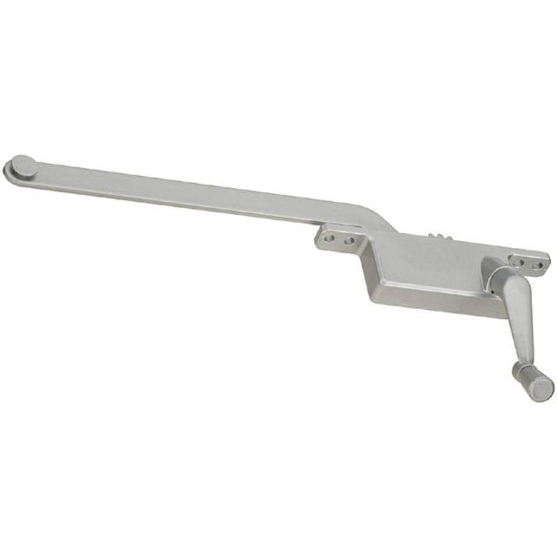 S843-235 - WINDOW OPERATOR CASEMENT RIGHT HAND 9INCH ALUMINUM FINISH