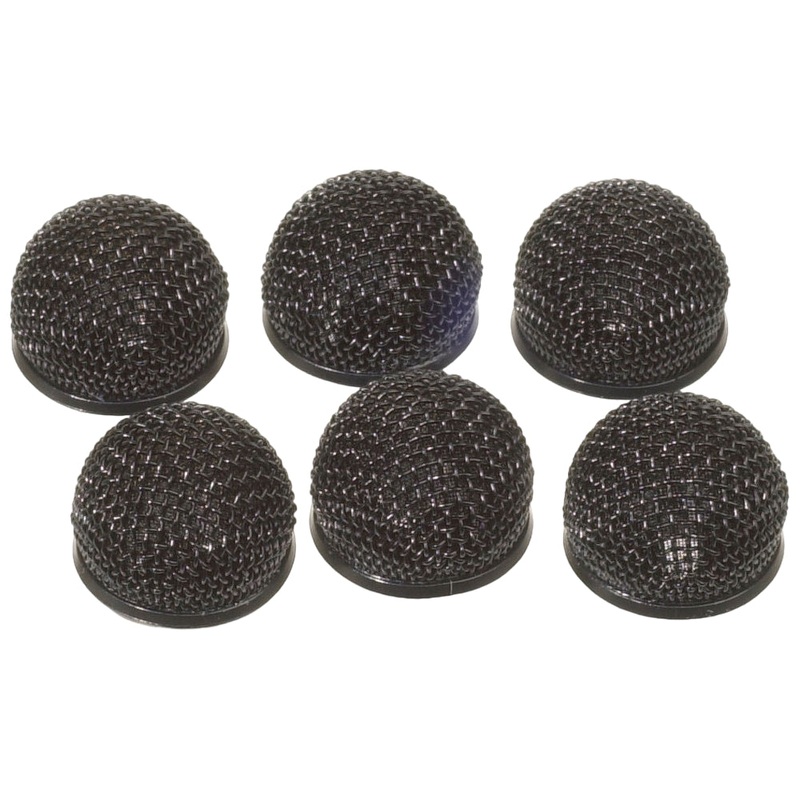 Sony ADR77B - Set of 6 Black Metal Windscreens for ECM77B