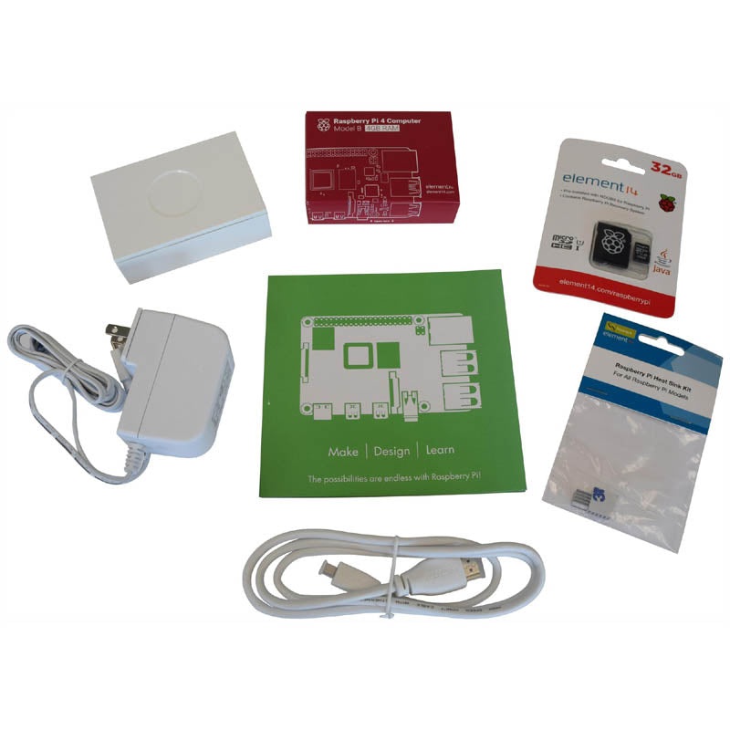 0680 - RASPBERRY PI4 B STARTER KIT 4GB 32GB MSD W/NOOBS PWR SUPP CASE