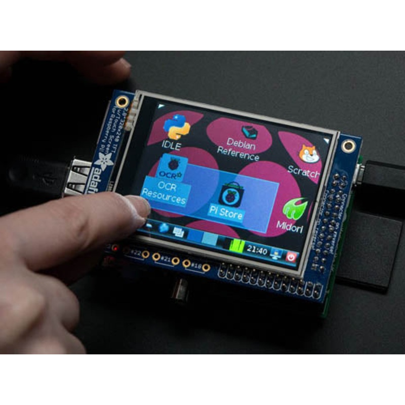 2298 - PITFT ASSEMBLED TFT TOUCHSCREEN FOR RASPBERRY PI 320X240 2.8IN