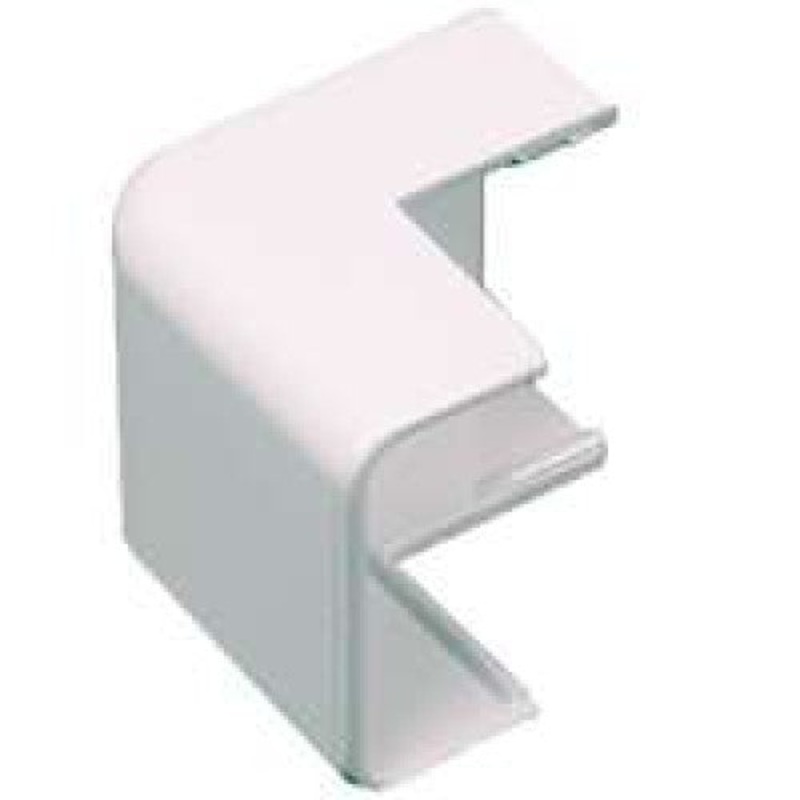 7310 - RACEWAY OUTSIDE CORNER 1.25IN FLAT WHT FOR KFJ-4259