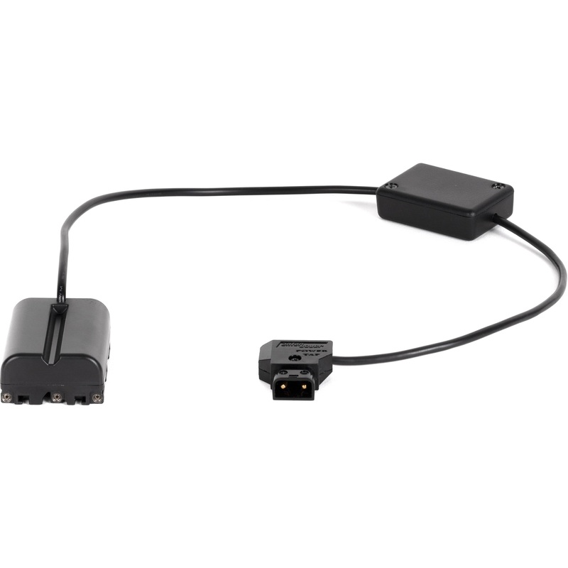 Anton Bauer P-Tap to Sony 7.2V regulated Dummy NP-FM500H battery