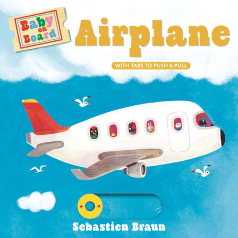 Baby on Board Airplane Book w/Push & Pull Tabs