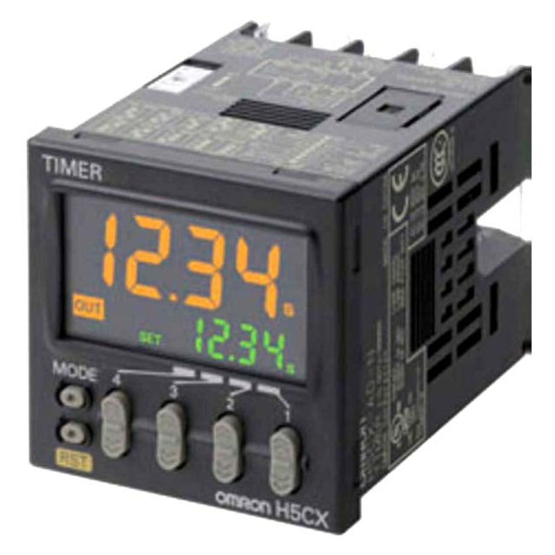 H5CX-A-N-AC100-240 - TIMER AC 100-240V PROG 0.001S TO 9999HR 1P2T DIGITAL SCR