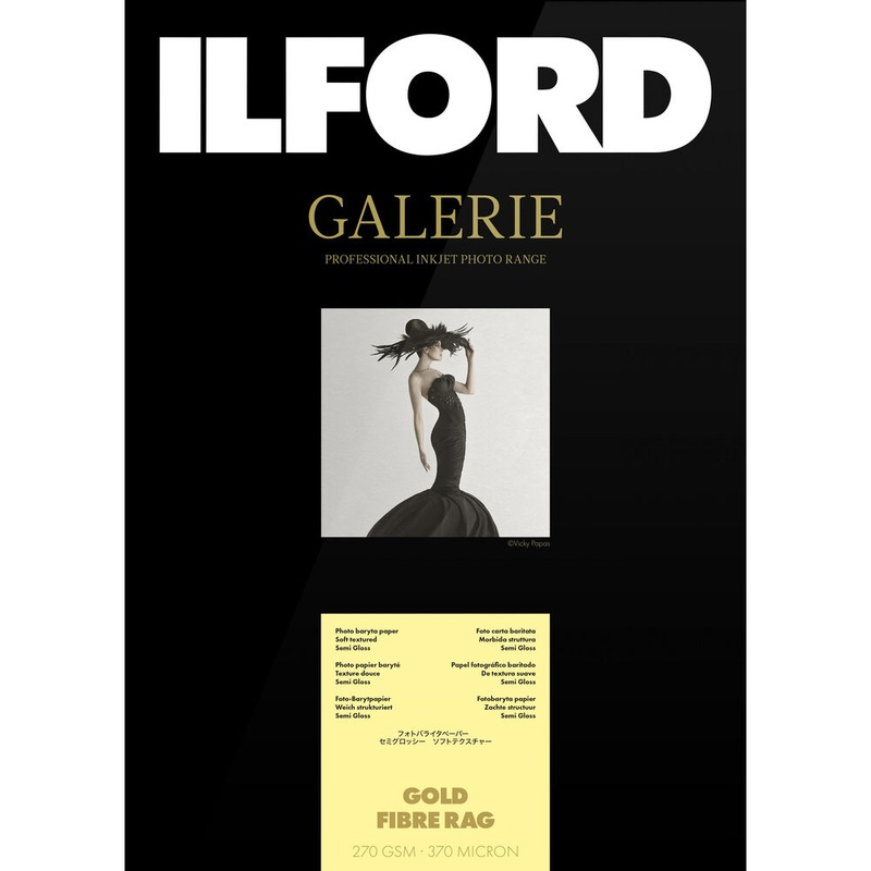 Ilford Galerie 270 gsm Gold Fiber Rag (44" x 49', Roll)