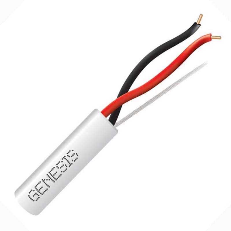 N3829 - CABLE FIRE ALARM 18/2 SOL FPLR RISER 500FT WHITE