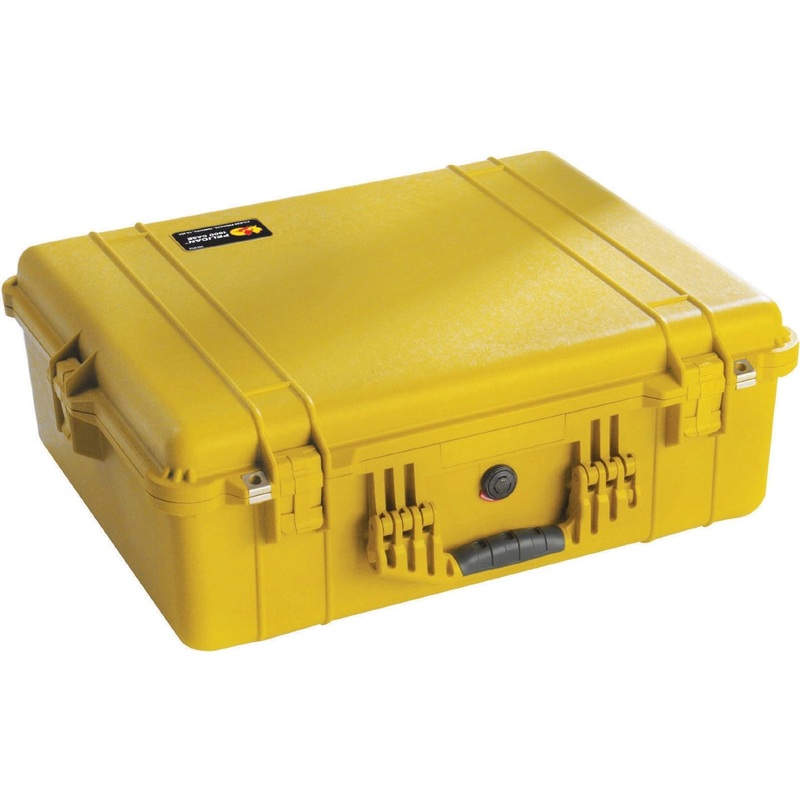Pelican Case 1600 No Foam Yellow