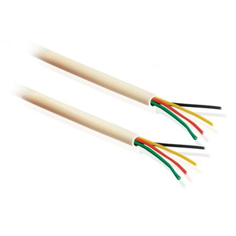 77180 - CABLE 4C 22AWG SOL UNSH 500FT WHT