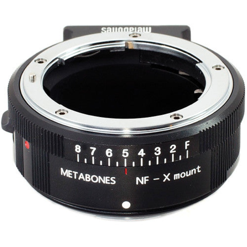 Metabones Nikon G to X-Mount adapter (Black Matt) - With Tripod Foot (MB_NFG-X-BM1)