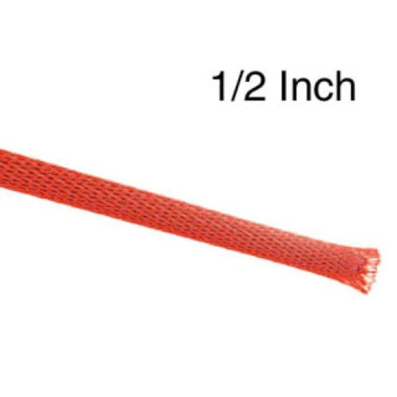 PT-1/2-RD-7 - EXPANDABLE SLEEVE 1/2IN RED 7FT POLYETHLENE