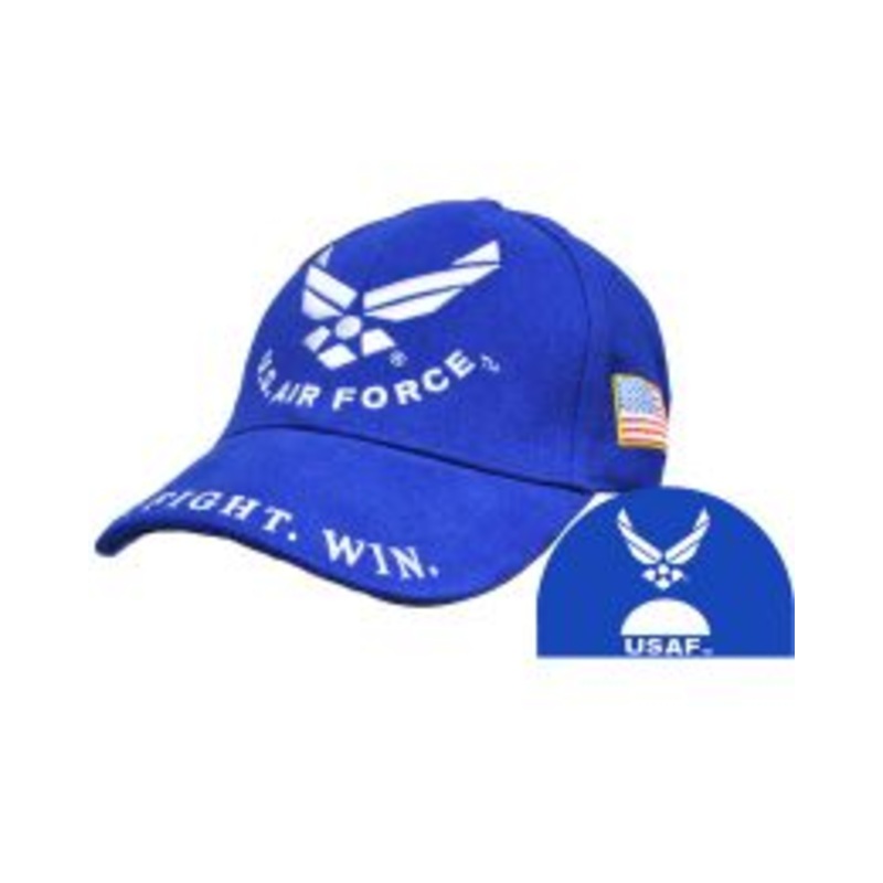 USAF Fly Fight Win Cap-Royal Blue