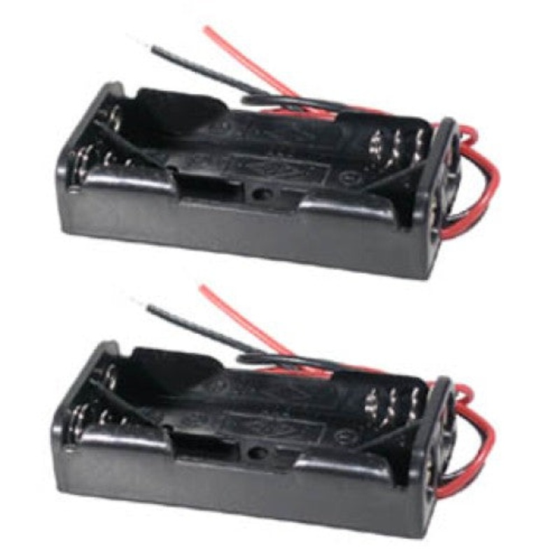 57-422-2 - BATTERY HOLDER AAAX2 PLASTIC WITH WIRES (2 pcs/pkg)