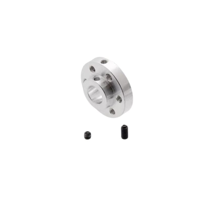 MOTOR-221991 - MOTOR HUB 25MM DIA FOR 1/4IN SHAFT AL WITH M3X6 TAPPED HOLES