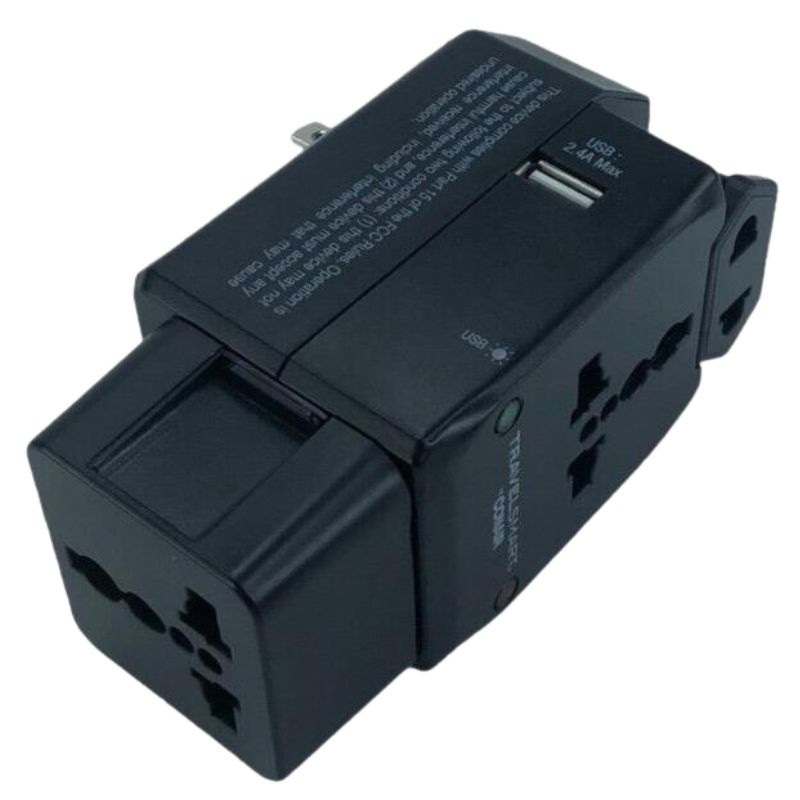 TS239TR-U - TRAVEL ADAPTER UNIVERSAL W/USB