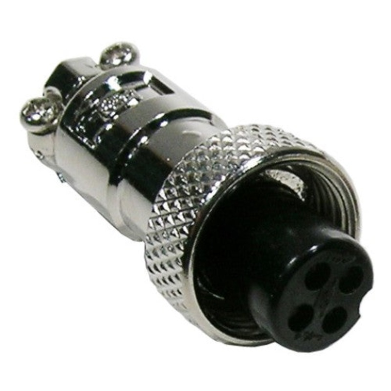 25-724M-1 - MICROPHONE MINI 4F INLINE PLUG METAL