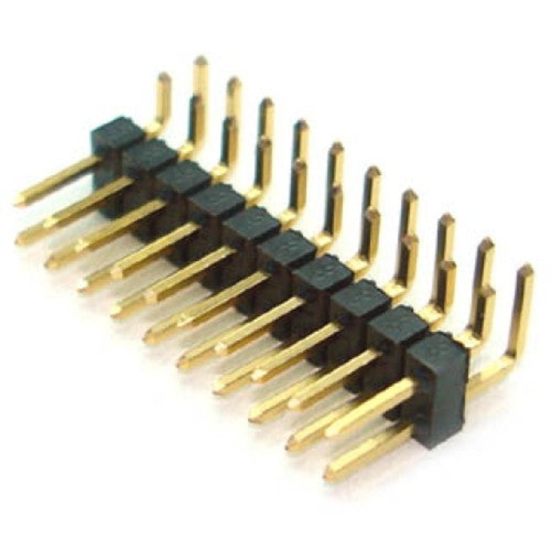 ACQG-2032-1 - DIPHDR 2.5MM 20P BRRA 3/6 GOLD BLACK