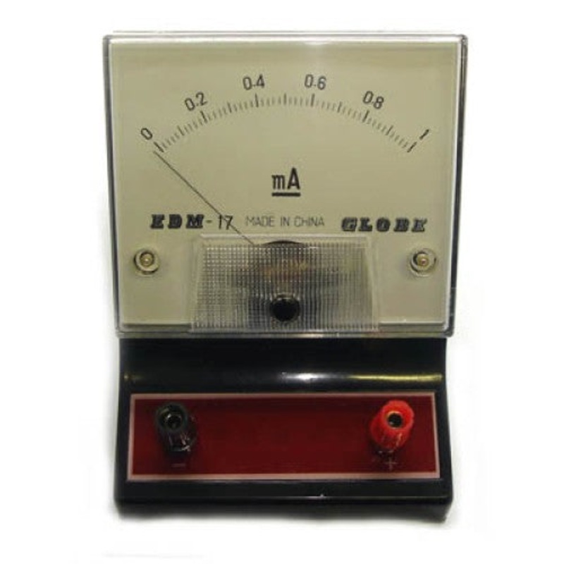 EDM-17 - METER ANALOG BENCHTOP 0-1MA DC AMMETER EDUCATIONAL