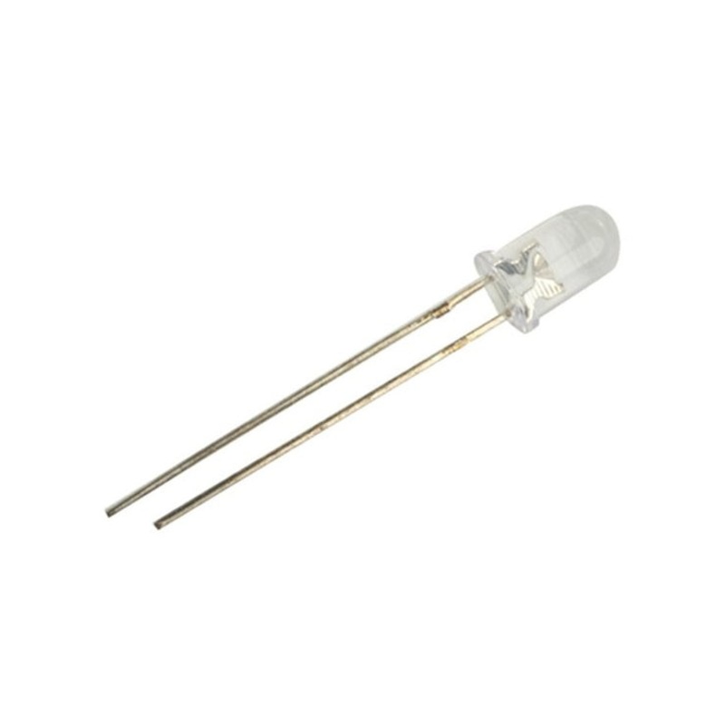 L-5WCN3 - LED5 WATERCLEAR WHITE 7000MCD (2 pcs/pkg)