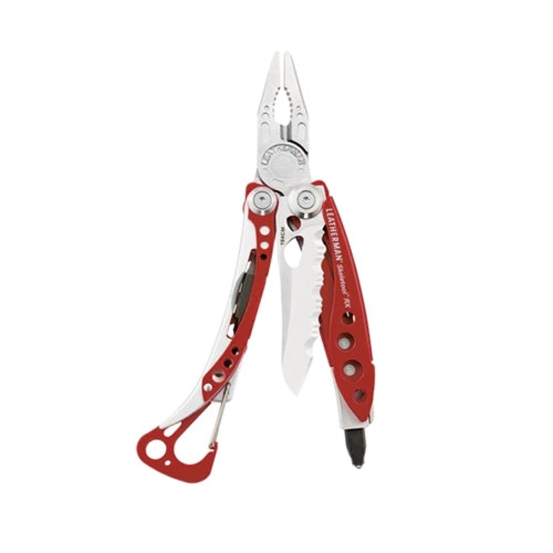 Leatherman Skeletool RX Rescue Multi-Tool w/Clip 154CM S/S Deep Serrated Blade/Glass Breaker-Red-Box