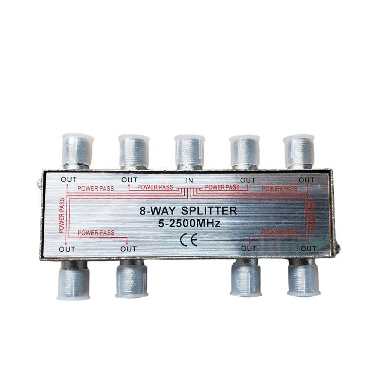ME SPLITTER 8 - TV SPLITTER 8WAY 5-1000MHZ NON POWRED