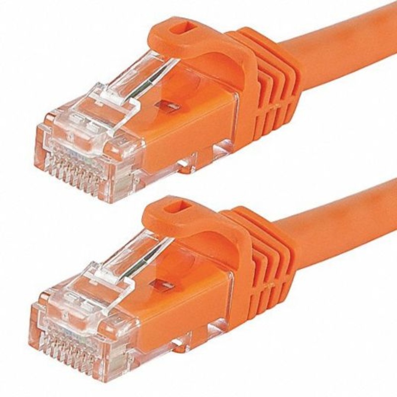 PC-005OR - PATCH CORD CAT5E ORG 5FT SNAGLESS BOOT
