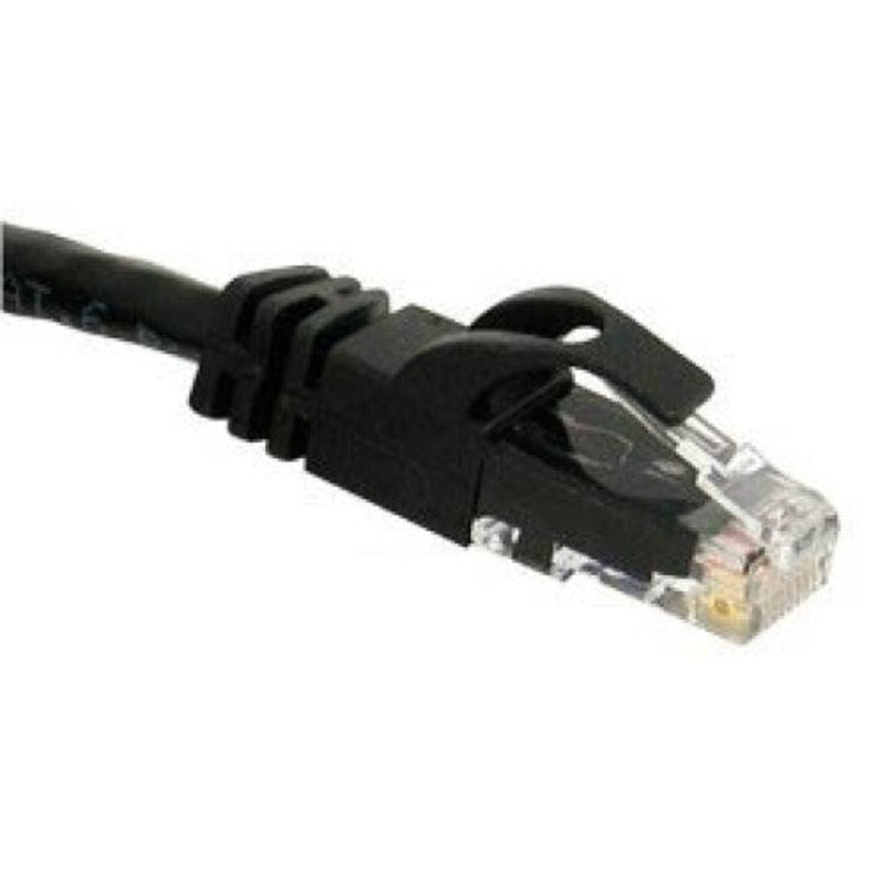 PC-050BK - PATCH CORD CAT5E BLK 50FT SNAGLESS BOOT