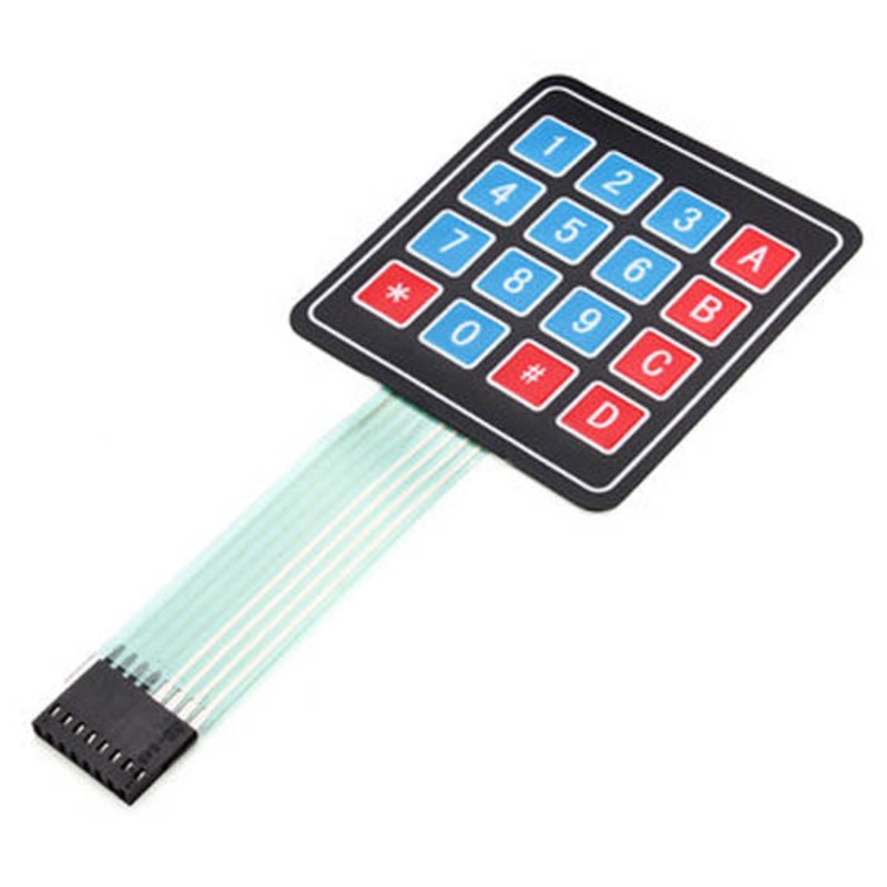 966889 - KEYPAD MEMBRANE 4X4 MATRIX EXTERNAL EXPANSION CONTROL BOARD