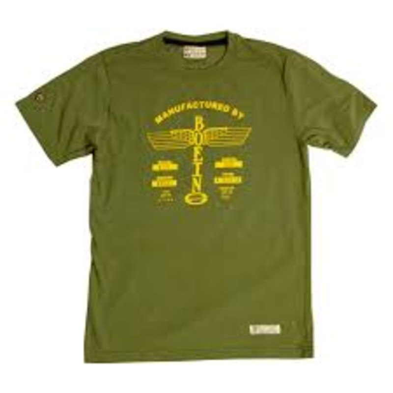 Boeing Vintage Logo T-Shirt-Khaki