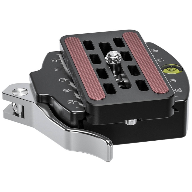 Leofoto LR-60 60mm Quick Release Lever Clamp with QP-70N Plate