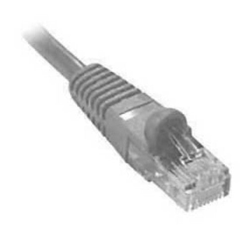 PC-010GR - PATCH CORD CAT5E GRY 10FT SNAGLESS BOOT