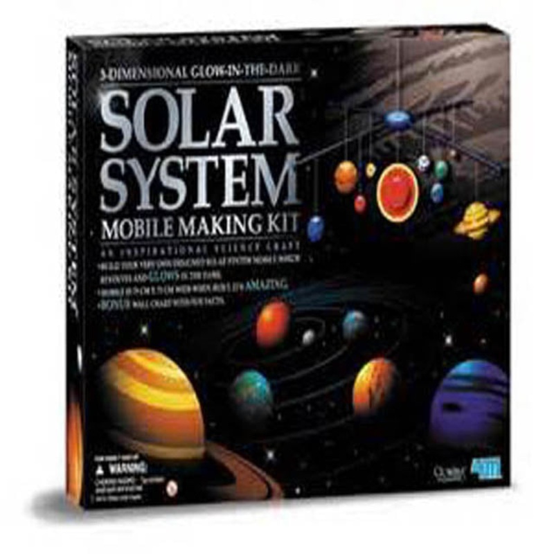 00-05520 - SOLAR-SYSTEM MODEL MAKING KIT 3-DIMENSIONAL GLOW-IN-THE DARK