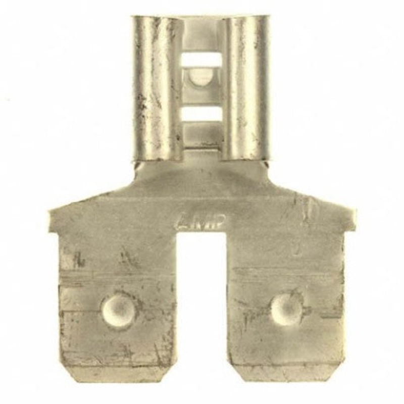 61765-2 - QUICK ADAPT UNINS 1F-2M 0.250IN TIN 6.35MM (4 pcs/pkg)