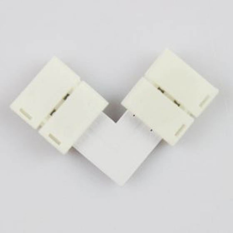 80013-4 - LED STRIP SNAPON 4P F-F 10MM 90 DEGREE RGB STRIP TO STRIP