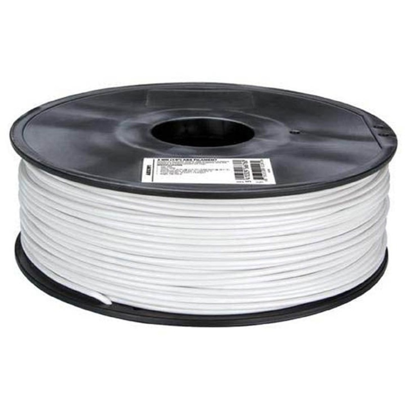ABS3W1 - 3D FILAMENT ABS WHITE 3MM 1KG 2IN CENTER HOLE
