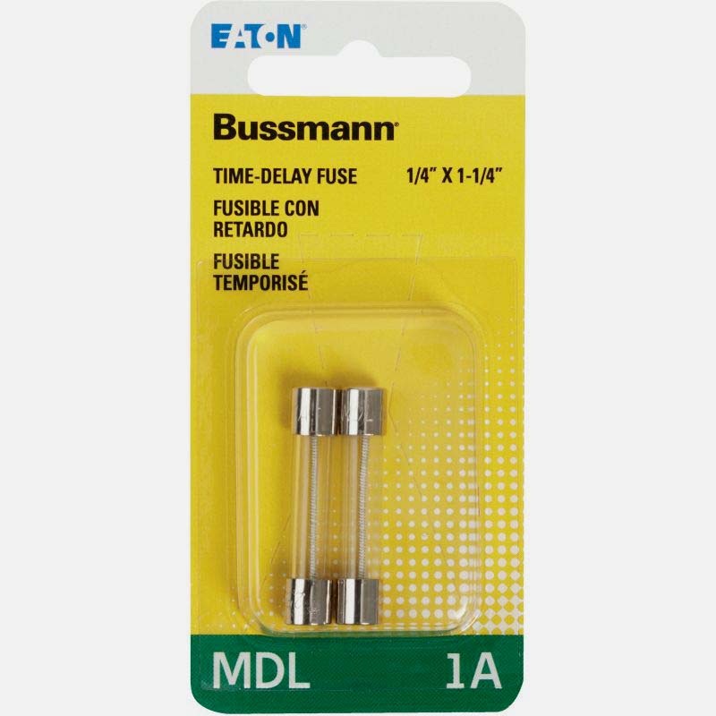BP/MDL-1 - FUSE SB 1A 250V 6.3X32MM GLASS (2 pcs/pkg)
