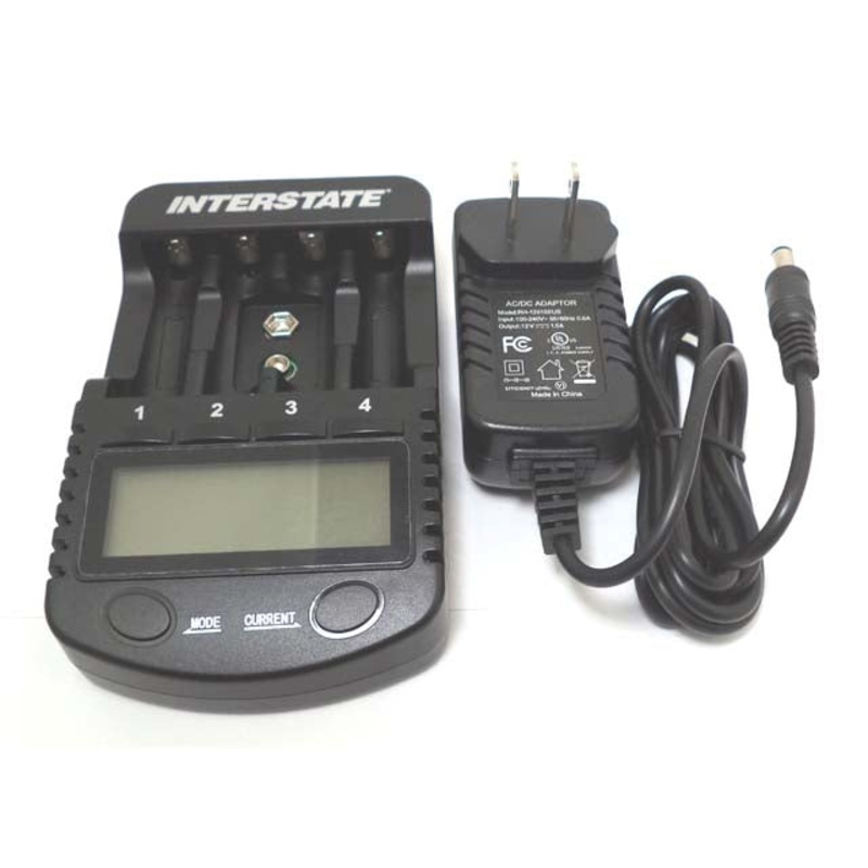 CHG1075 - BATTERY CHARGER NICD/NI-MH UNIVERSAL 4XAAA/AA/1X9V