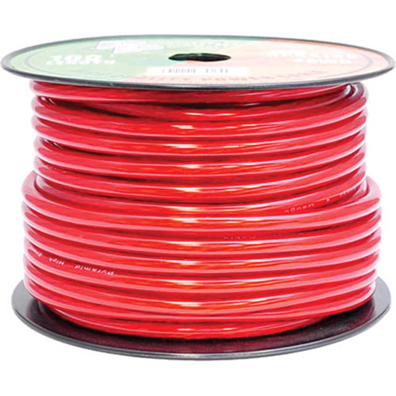 RPR4100 - POWER CABLE 4AWG RED 100FT