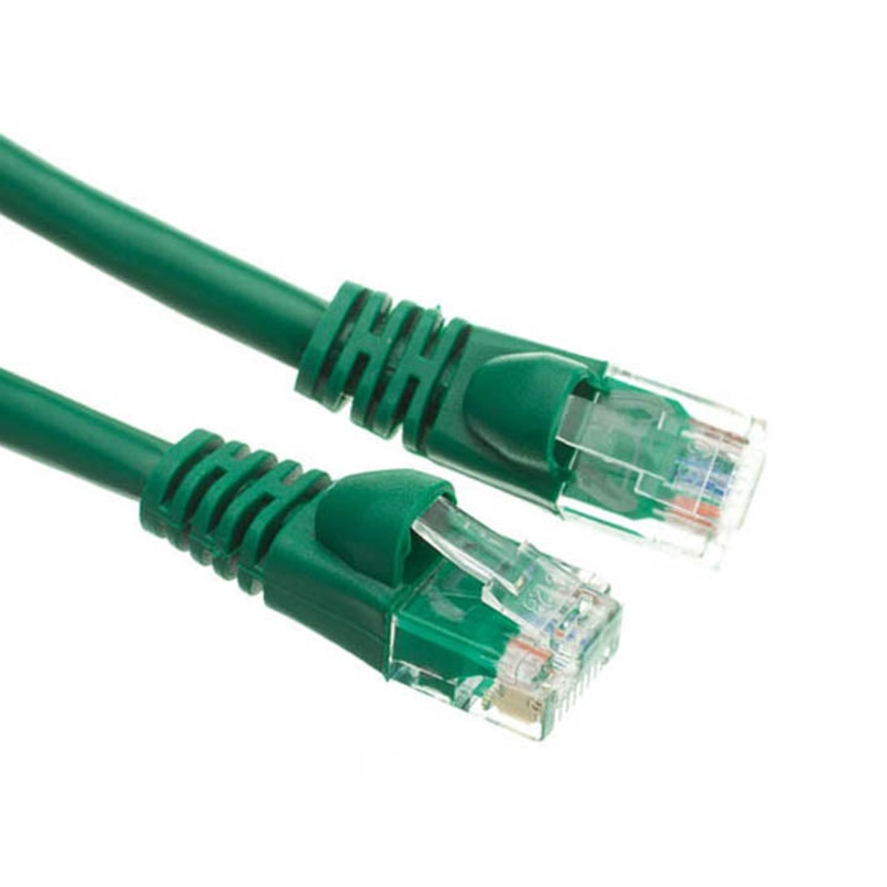 47127GR-50 - PATCH CORD CAT5E GREEN 50FT SNAGLESS BOOT