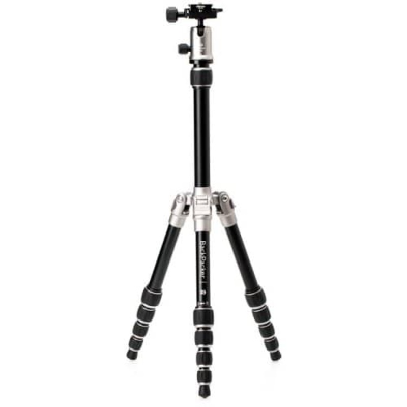 Benro MeFoto Backpacker Tripod, Aluminium, Twist Lock - Titanium