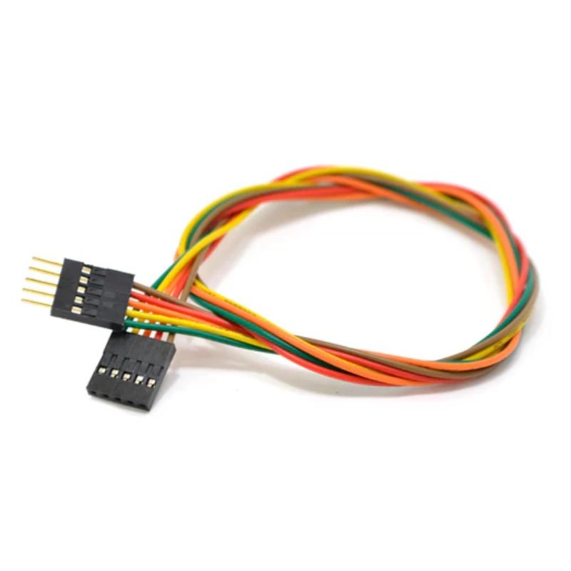 CONCG-045510 - JUMPER WIRE MALE/FEM 5P 15IN 24AWG ASSORTED COLOR 0.1IN PITCH