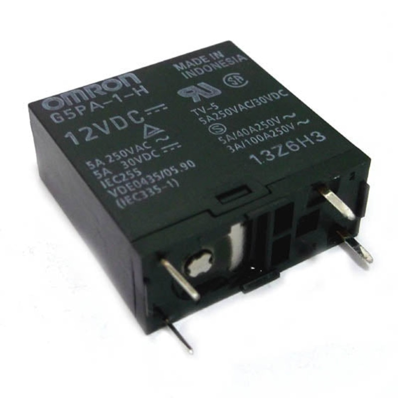 G5PA-1-H DC12 - RELAY DC 12V 1P1T 5A 4P PCMT TV-5