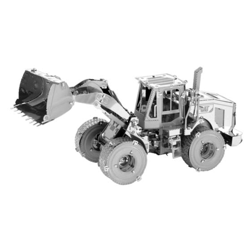 MMS423 - WHEEL LOADER METAL EARTH 3D LASER CUT MODEL