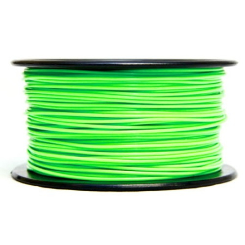 PLA30GR25 - 3D FILAMENT PLA GREEN 3MM 0.25KG 1.20IN CENTER HOLE