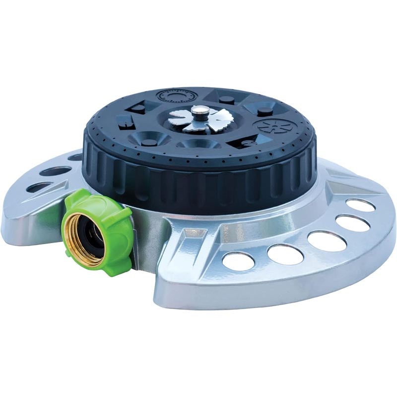 RP-SIST-S - SPRINKLER 9-PATTERN TURRET AND SPINNING ON METAL BASE