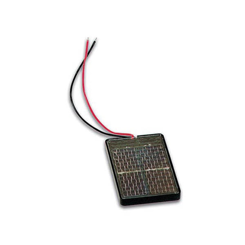 SOL 2 - SOLAR PANEL .5V 800MA 2.6X3.7IN WITH WIRE