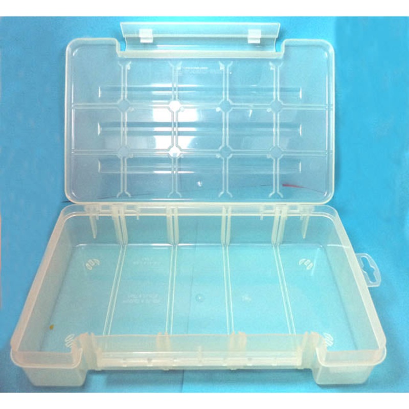 TRYF-4431 - COMPONENT BOX 11X6.5X5.2IN CLEAR ONE COMPARTMENT