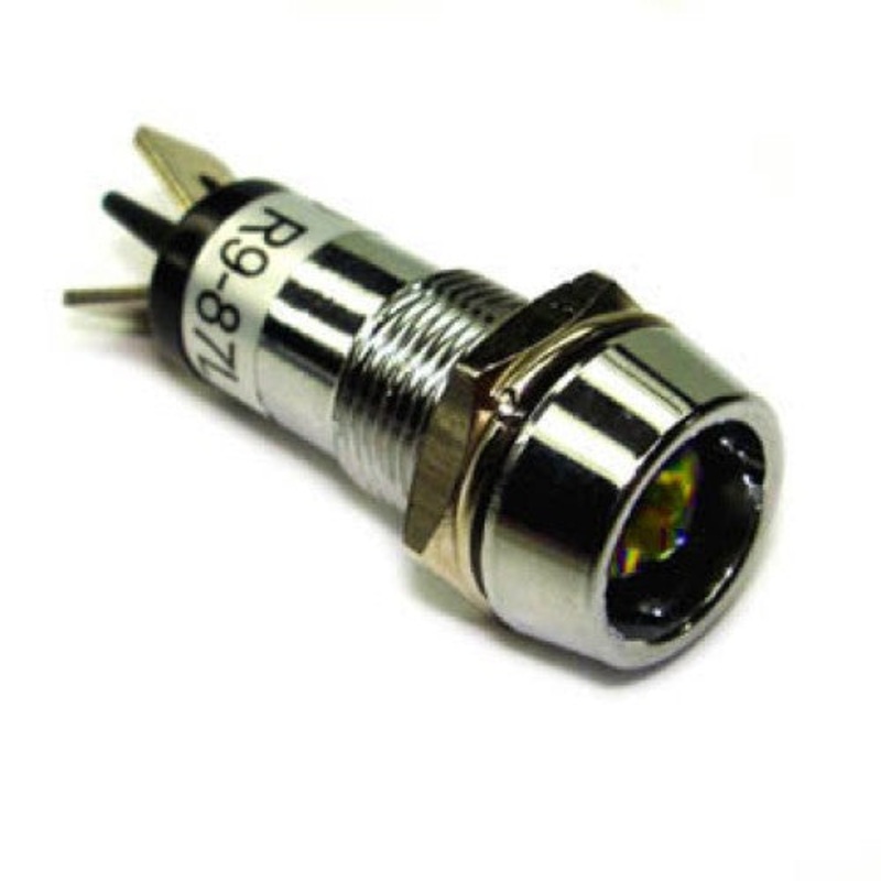 40455 - INDICATOR 12V LED 10MM YEL CHMT QT