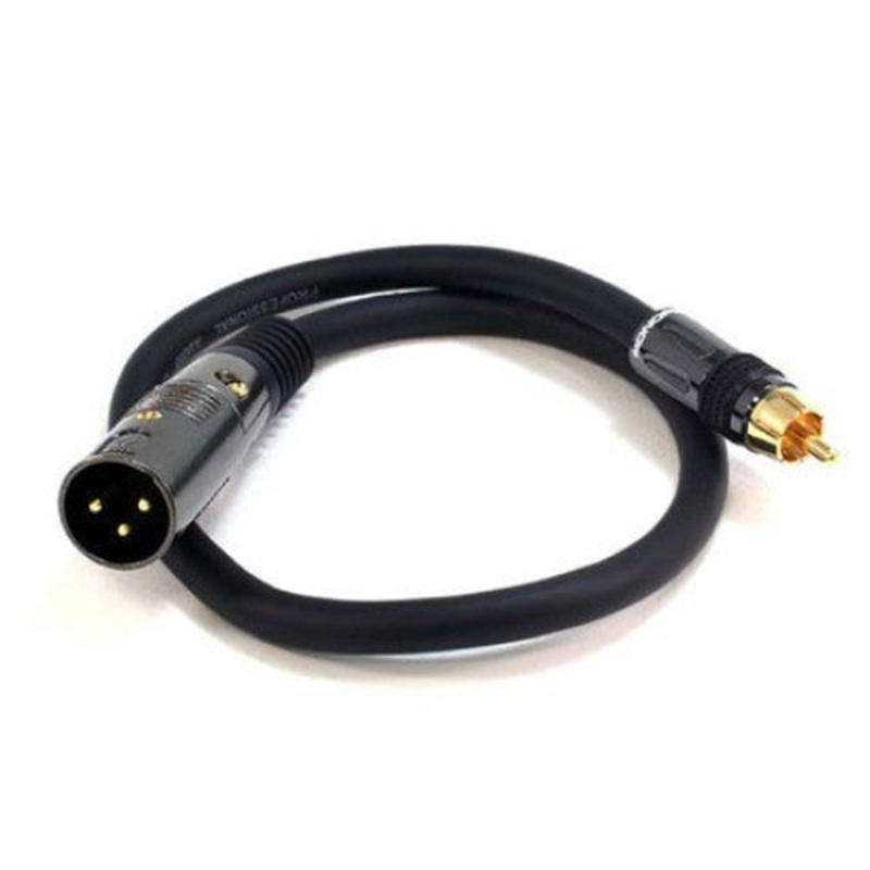 4775 - XLR CABLE 3PL-RCA PLUG 1.5FT