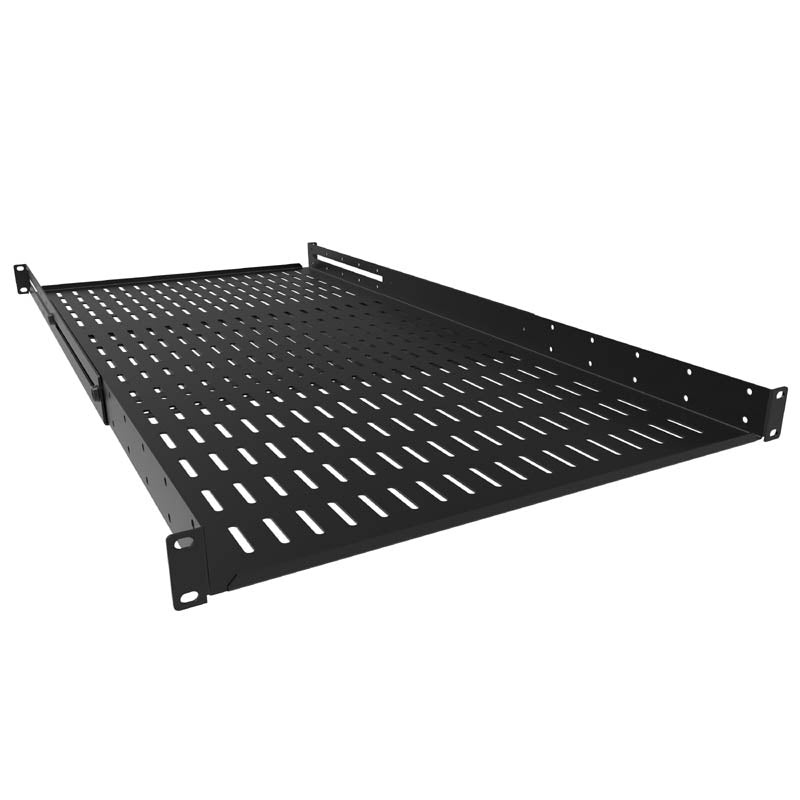 ADSV2536BK - RACKMOUNT SLIDING SHELF 1U 1.7(H X25-36IN(D) VENTED 19IN(W)